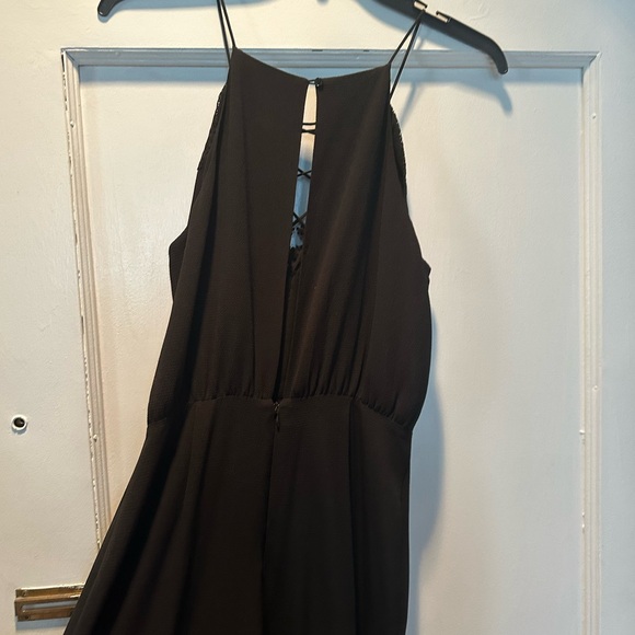 WAYF Black Lace Up Jumpsuit - Picture 6 of 8